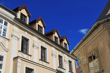Fototapeta na wymiar Old buildings in the old town of Bratislava, Slovakia