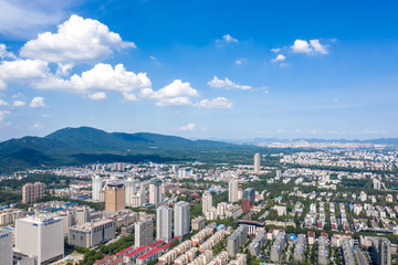 Fototapeta premium Nanjing City, Jiangsu Province, urban construction landscape
