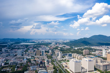 Nanjing City, Jiangsu Province, urban construction landscape