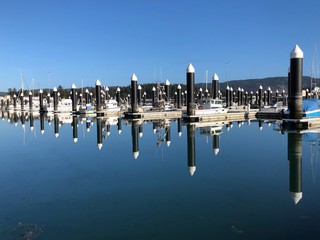 Oceanside Harbor Reflection