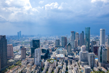 Nanjing City, Jiangsu Province, urban construction landscape