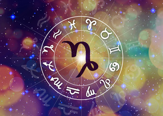 Naklejka na ściany i meble Capricorn - Horoscope and signs of the zodiac