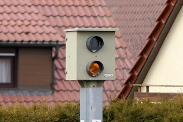 Radarfalle in Wohngebiet