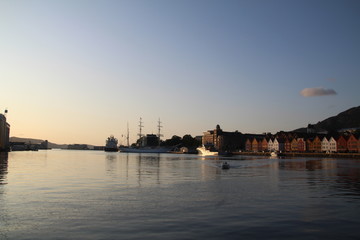Bergen Skyline Norwegen