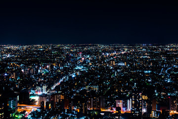 Fototapeta na wymiar Japan Skyview Skydeck Tokyo