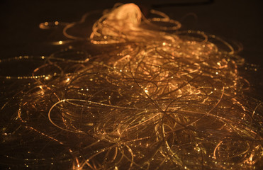 Snoezelen - gold optic fiber