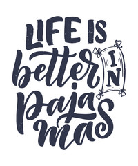 Lettering Slogan about sleep and good night. Vector illustration design for graphic, prints, poster, card, sticker and other creative uses