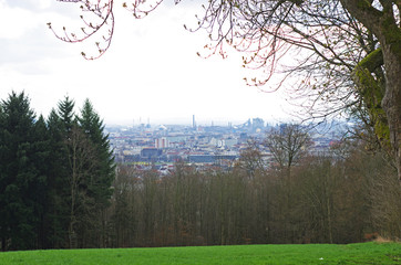 Miasto portowe tereny przemysłowe Linz Austria