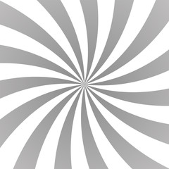 Sun rays background. Gray radiate sun beam, burst effect. Sunbeam light flash boom. Template poster sale. Sunlight star, sunrise glow burst. Solar radiance glare, retro design. Vector illustration