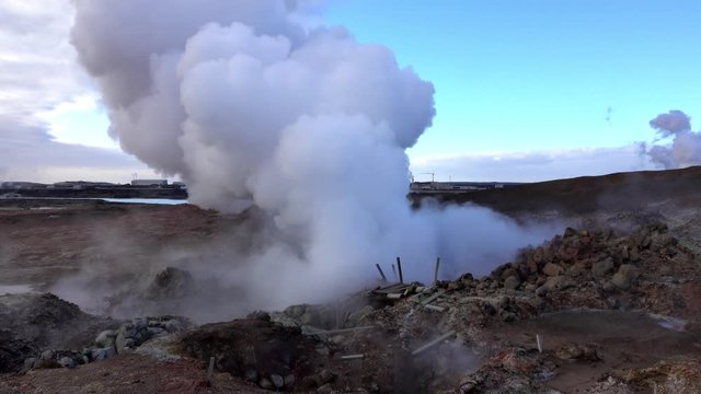 Geothermie - Gunnuhver Hot Springs - Reykjanes - Islande