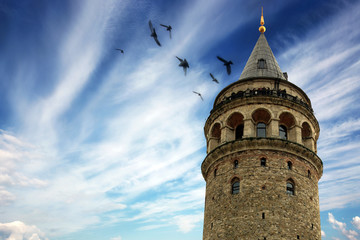 The Galata Tower is a medieval stone tower in the Galata/Karaköy quarter of Istanbul, Turkey.