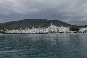 the bay of Cadaqués in winter