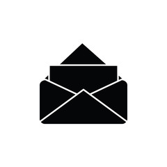 mail icon. The envelope. vector open email icon