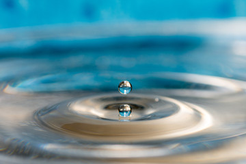 close up conceptual photo of water drops splashing 