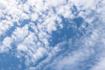 Blue sky with cloud