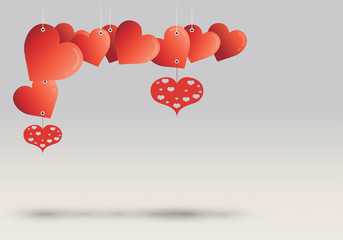 San Valent&iacute;n, amor coraz&oacute;n calor rojo vida 