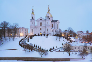 Cathedral of Dormition - Assumption cathedral in Vitebsk. Belarus
