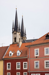 Church of St. Nicolas and Elisabeth in Cheb. Czech Republic