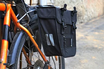 Deurstickers Fiets Bicycle  Bag Racks