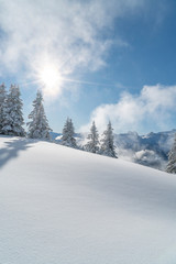 Verschneite Winterlandschaft