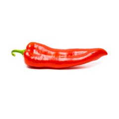 Red pepper isolated over white background