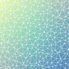Abstract Low Polygon gradient Generative Art background illustration