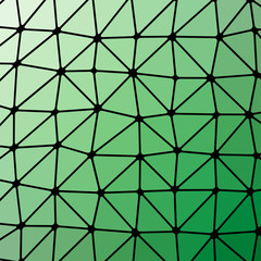 Abstract Low Polygon gradient Generative Art background illustration