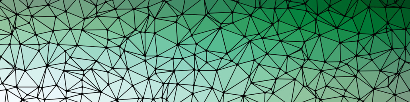Abstract Low Polygon gradient Generative Art background illustration