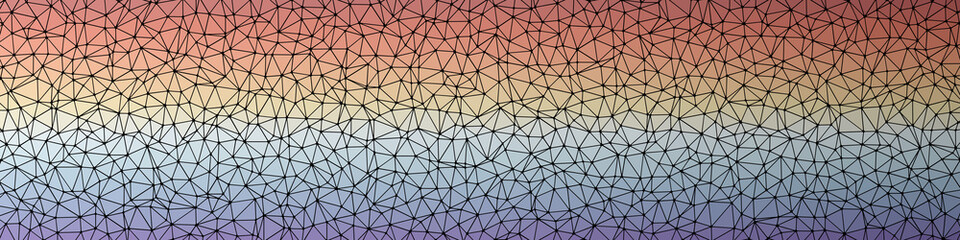 Obraz premium Abstract Low Polygon gradient Generative Art background illustration