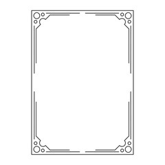 vector image, decorative ornamental frame, original design