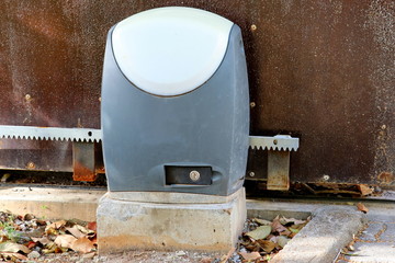 Automatic gate motor. Part of Sliding Rail  Gate system.