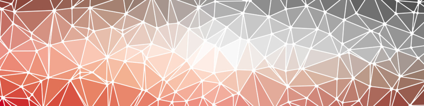 Abstract Low Polygon gradient Generative Art background illustration