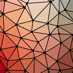 Abstract Low Polygon gradient Generative Art background illustration