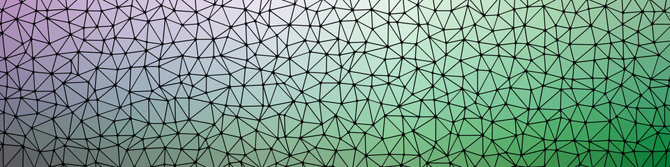 Abstract Low Polygon gradient Generative Art background illustration