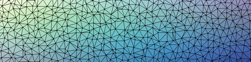 Abstract Low Polygon gradient Generative Art background illustration