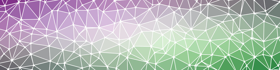 Abstract Low Polygon gradient Generative Art background illustration