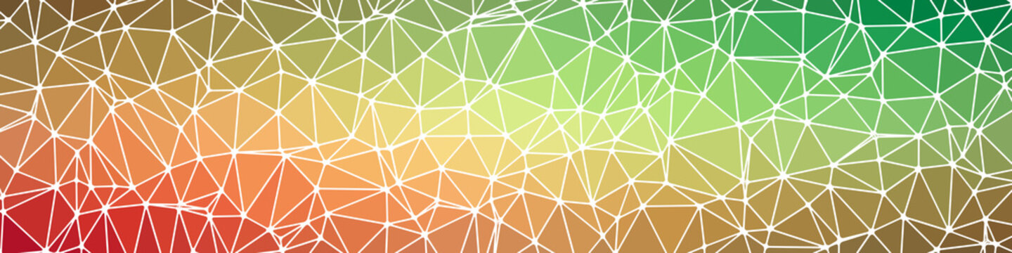 Abstract Low Polygon gradient Generative Art background illustration