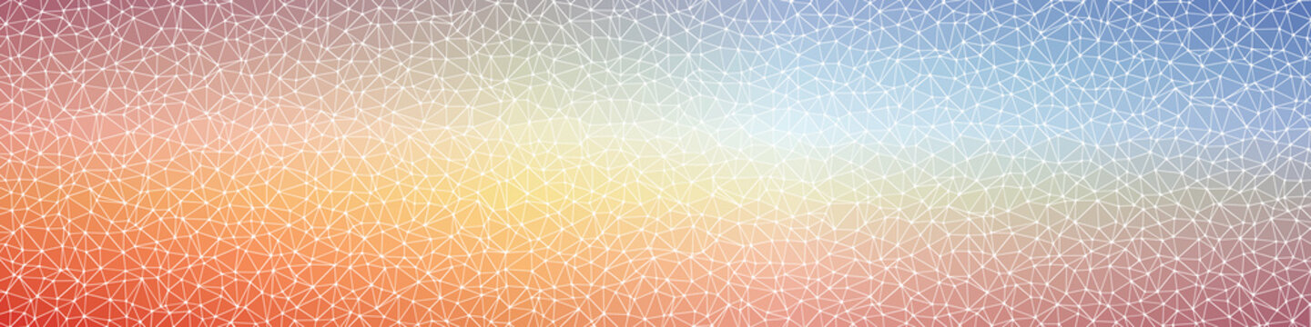 Abstract Low Polygon gradient Generative Art background illustration