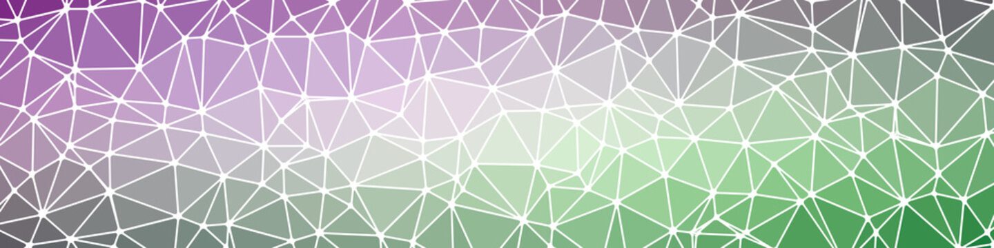 Abstract Low Polygon gradient Generative Art background illustration