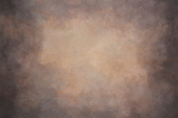 Abstract brown hand-painted vintage background - obrazy, fototapety, plakaty