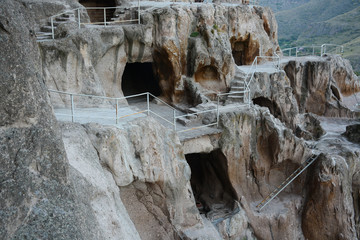 Fototapeta na wymiar Vardzia cave monastery and ancient city in Georgia
