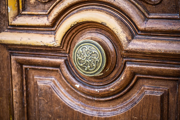 old doors close up view