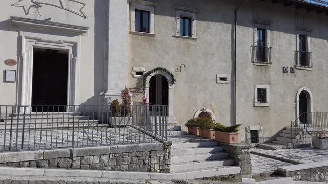 Scenic sight in Opi, beautiful village in the Abruzzo region of Italy.