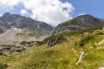 Fototapeta premium Landscape near Prekorech circus, Rila Mountain, Bulgaria