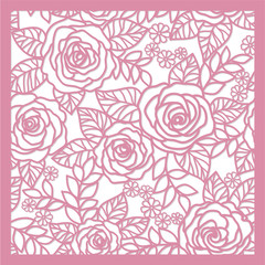 floral   background with roses