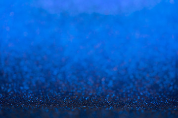 Blue Bokeh Background, abstract light background, created by neon lights