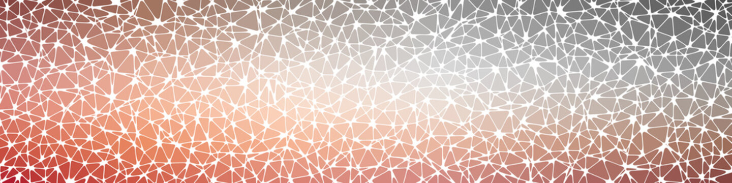 Abstract Low Polygon gradient Generative Art background illustration