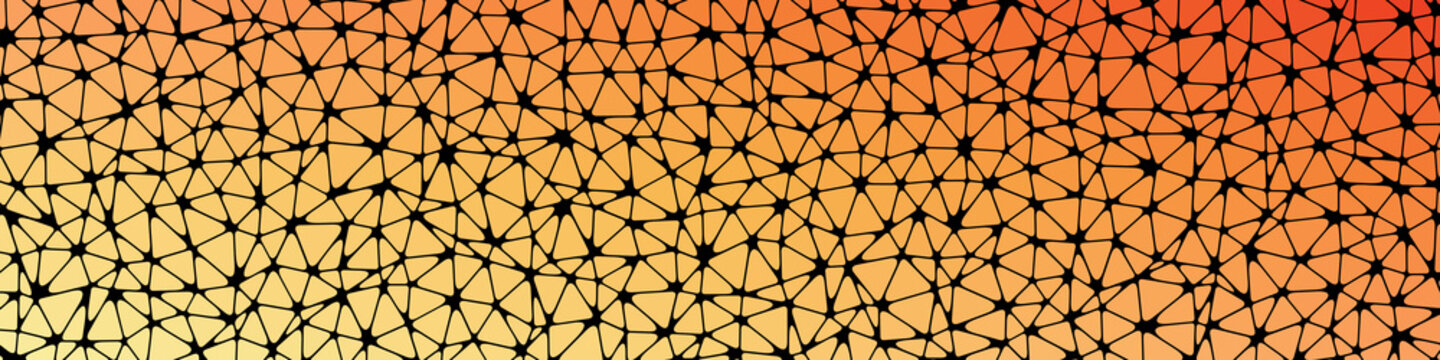 Abstract Low Polygon gradient Generative Art background illustration