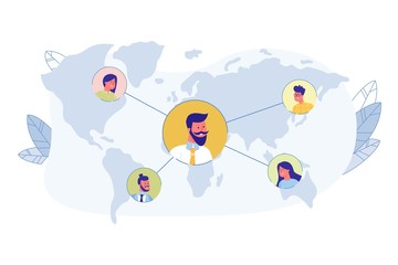 Worldwide Communication in Internet Vector Concept