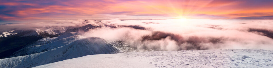 Carpathian ridge of Montenegro.